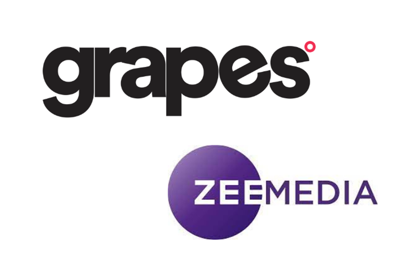 Zee Media gets Grapes to handle creative